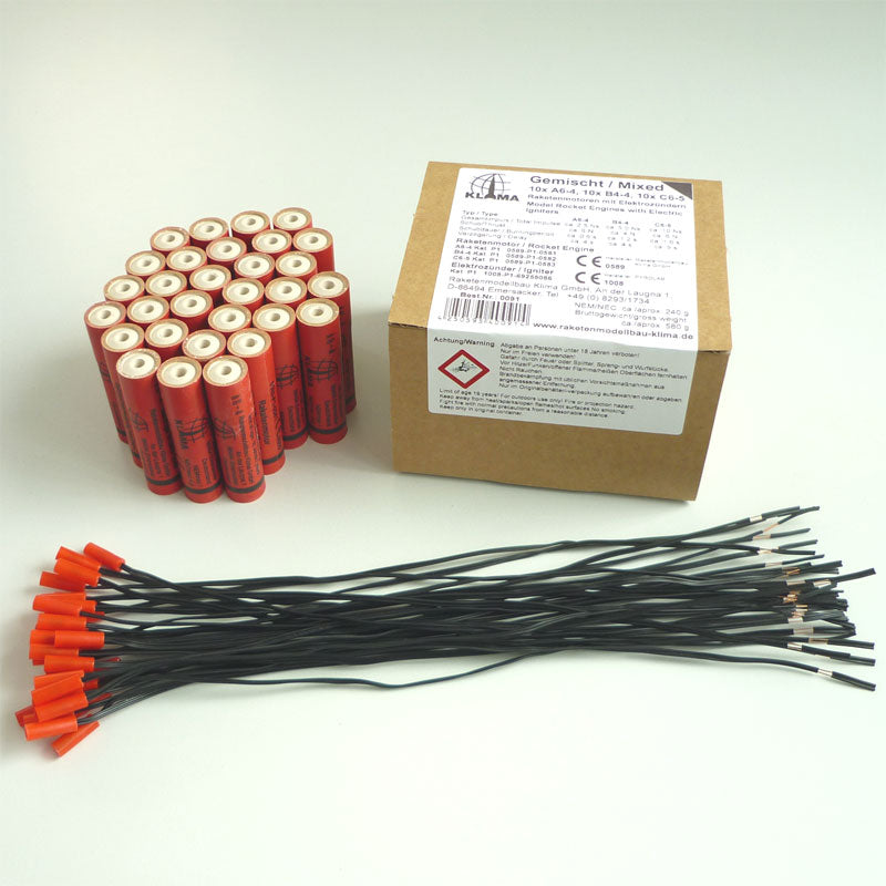 Team ABC bulk pack of 30 rocket motor engines
