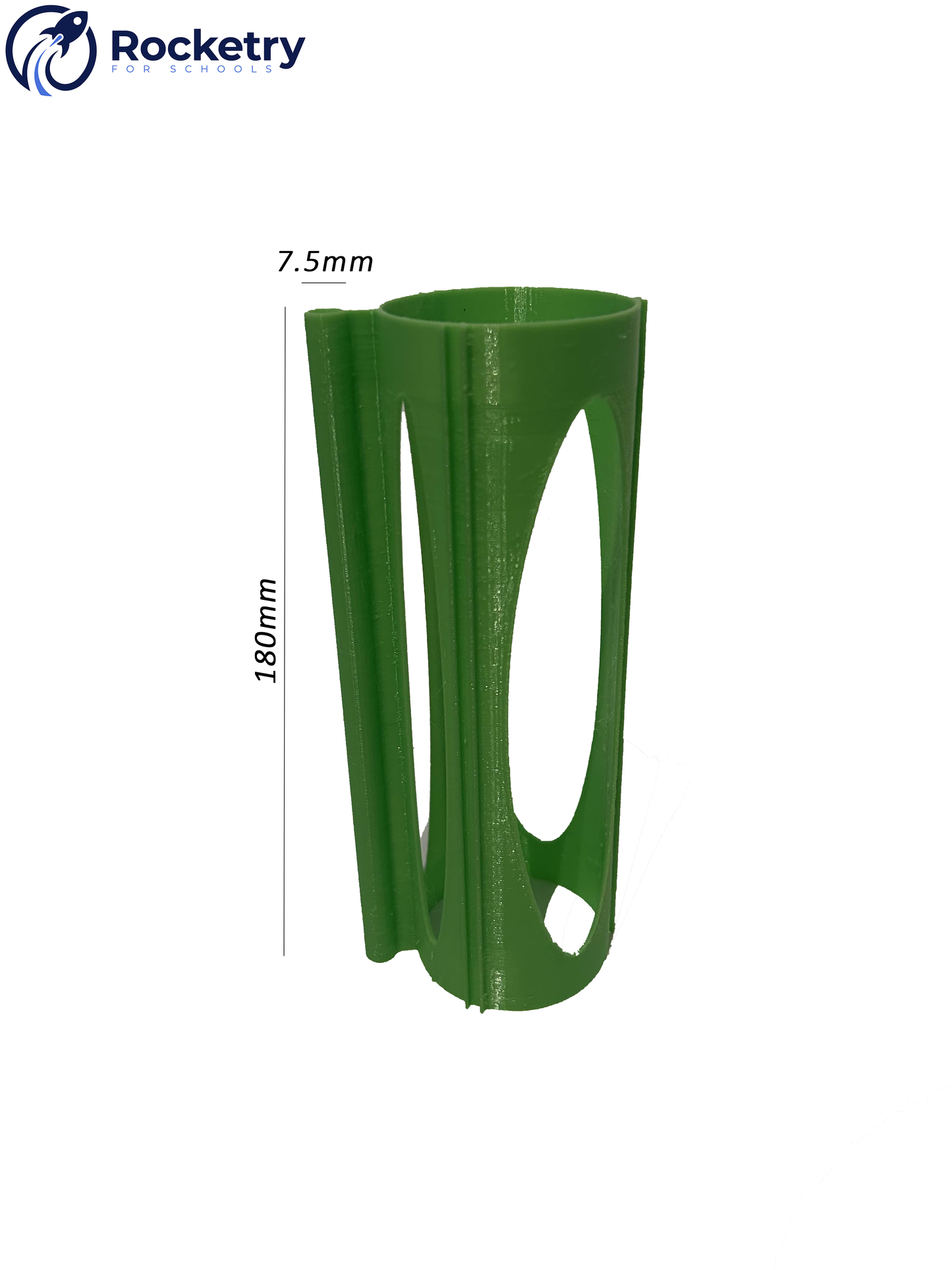 Fin Holder for 54mm tubing 3mm MDF 180mm long UKROC 2025 Kit