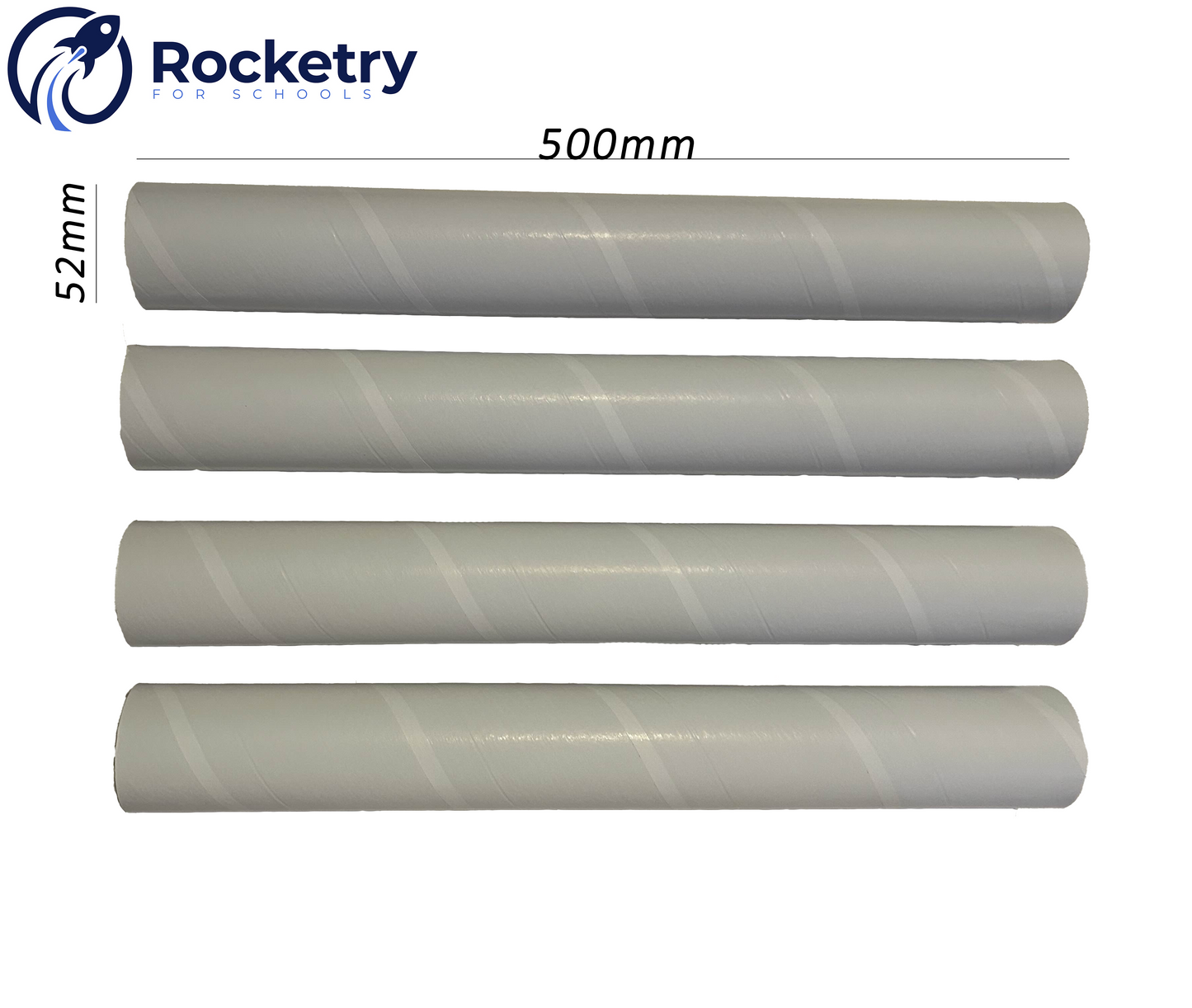 Model Rocket Tubing 52mm x 500mm