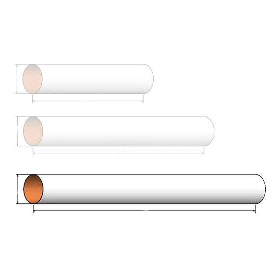 Model Rocket Tubing 26mm x 250mm