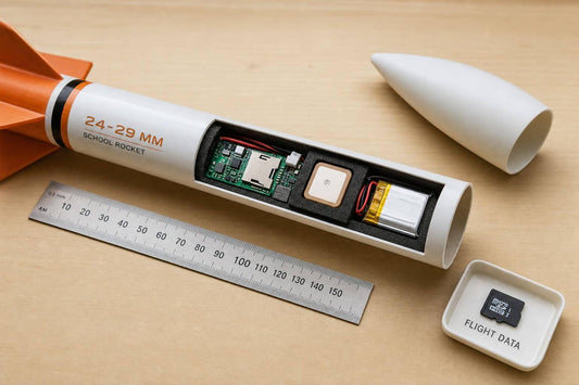 Lightweight GPS Datalogger for School Rockets