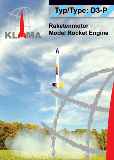 Klima D3-P plugged D-class rocket motor