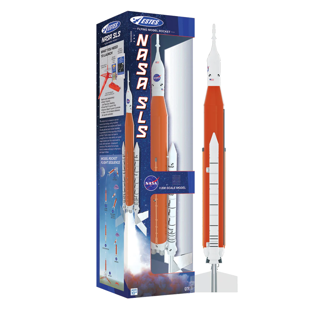 Estes NASA SLS Space Launch System scale model rocket