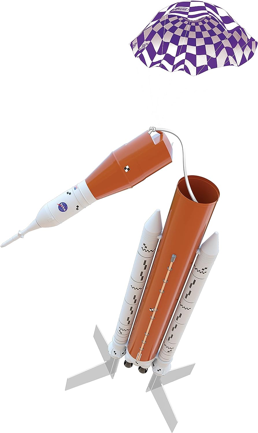 NASA SLS Starter Kit – Ready to Fly Model Rocket Kit (Comes with C6-3 Motors)