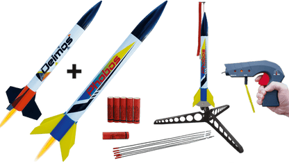 Klima Phobos and Deimos rocket starter set with launch pad and controller