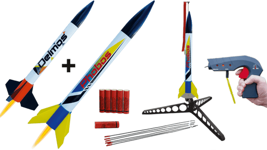 Klima Phobos and Deimos rocket starter set with launch pad and controller