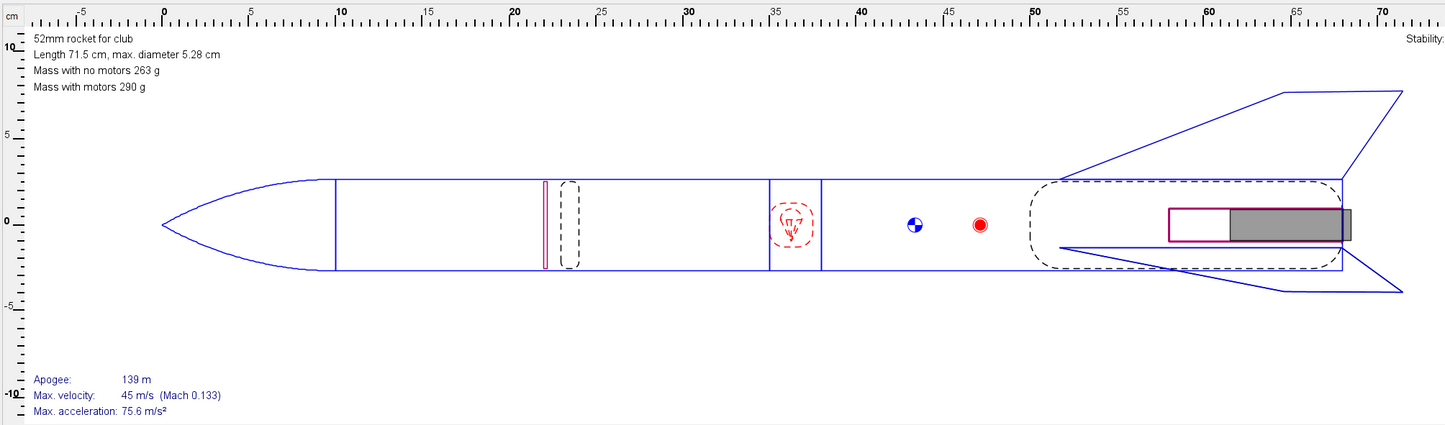 Cloud Raider Model Rocket Build Kit schematic