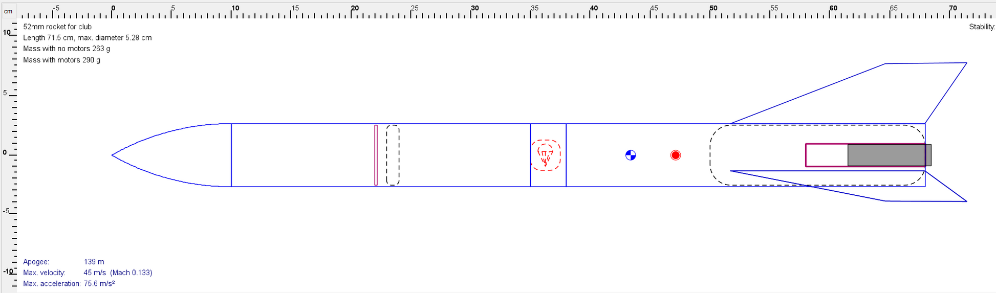 Cloud Raider Model Rocket Build Kit schematic
