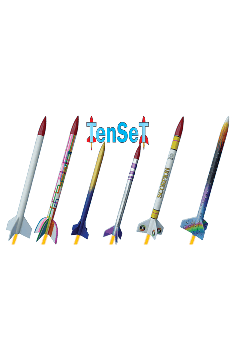 10 x Rockets Class Pack – Model Rocket Kit for Schools & Clubs